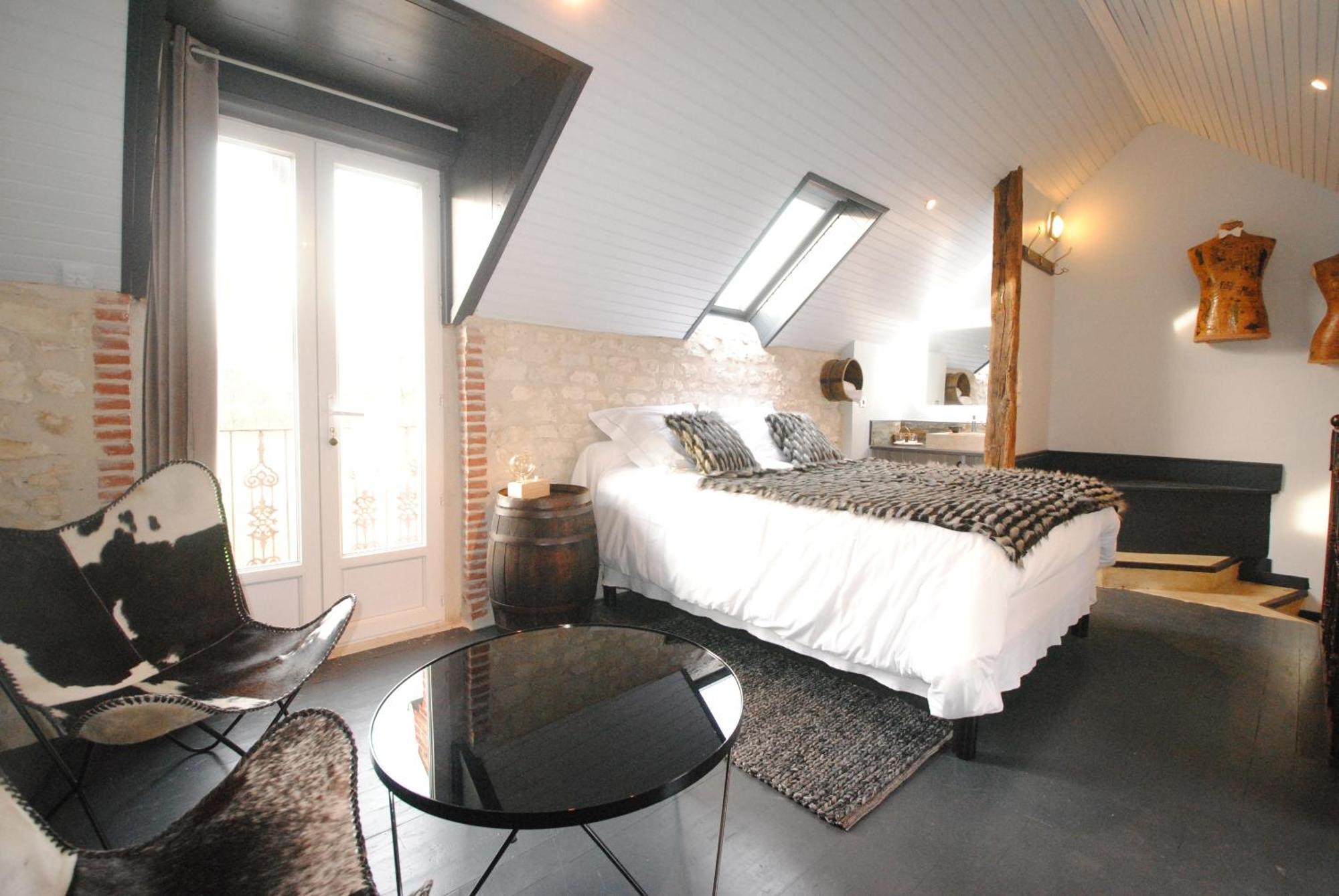 Le Grand Logis - Guest House - Bed And Breakfast Marchais  Pokoj fotografie